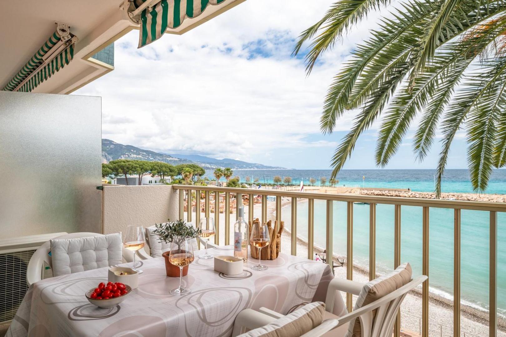 Le Coq Ligures - Air Conditioning - Seafront - Wifi Рокебрюн — Кап-Мартен Экстерьер фото